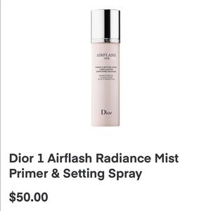 NWOT Dior Airflash Radiance Mist Primer & Setting Spray